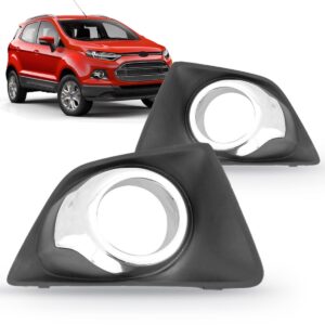 Moldura Farol Milha Ecosport 2013 A 2015 C/furo Cromado Ld Esquerdo