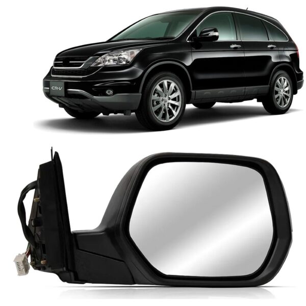 Retrovisor Crv 2007/2012 Eletrico C/pisca Seta Preto Oferta Lado Direito