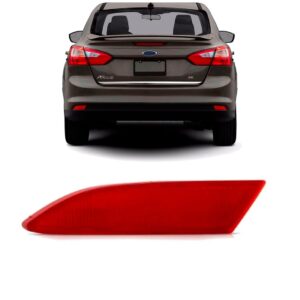 Refletor Parachoque Traseiro Focus 2014 A 2017 Sedan Lado Esquerdo