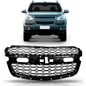 Grade Radiador S10 2012 2013 2014 2015 Sem Friso Preto