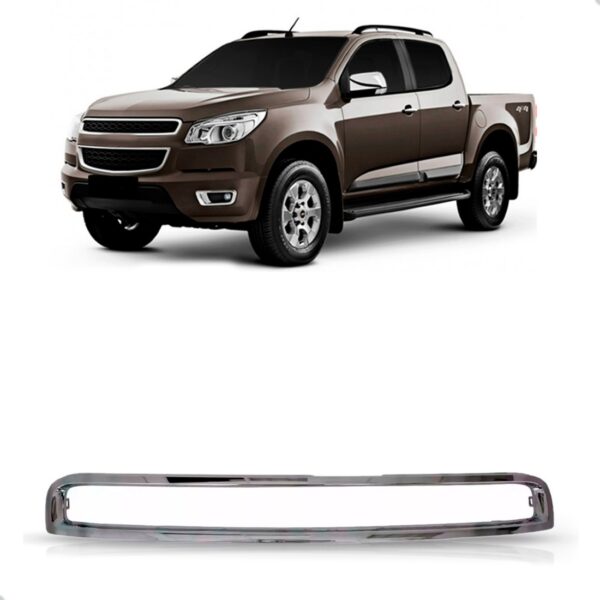 Friso Superior Da Grade Para S10 2012 13 14 15 2016 Cromado