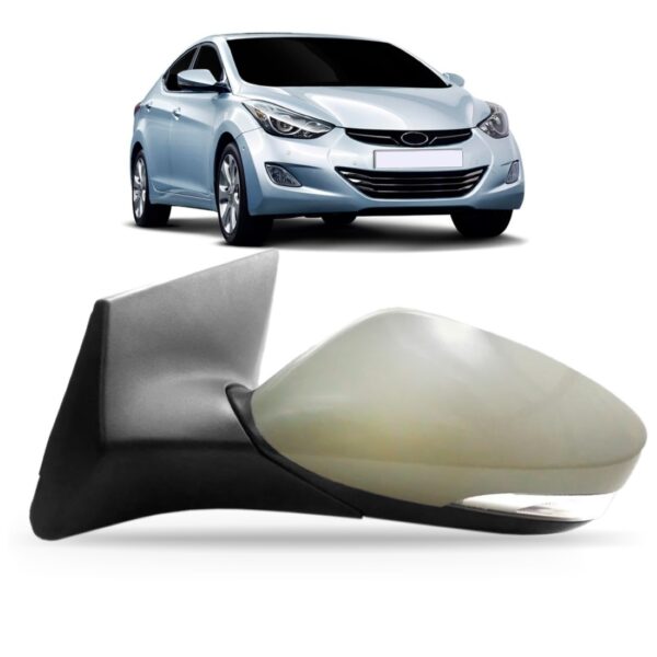 Retrovisor Elantra 2011 A 2016 Elétrico C/pisca Aquecimento Lado Esquerdo