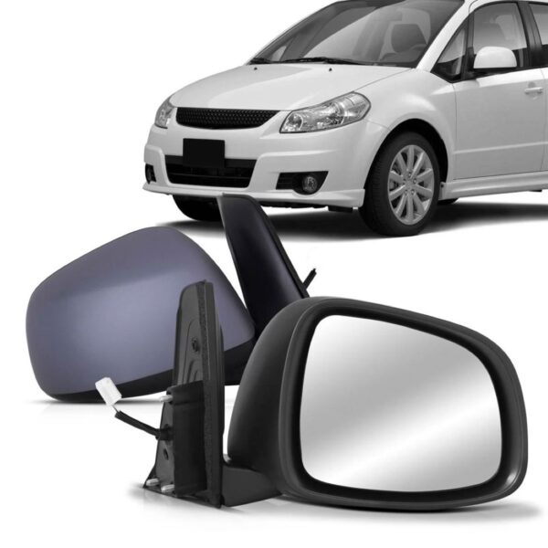 Retrovisor Suzuki Sx4 2008 2009 2010 2011 2012 2013 2014 201 Lado Esquerdo