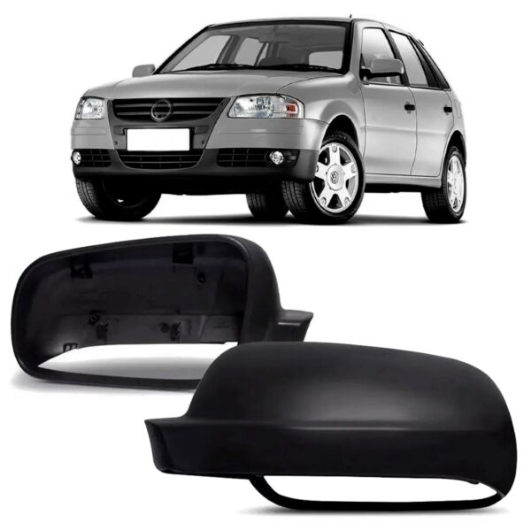 Capa Retrovisor Gol 1999 A 2008 G3/g4 Preto Texturizado Lado Esquerdo