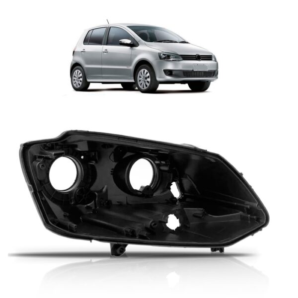 Carcaça Farol Dianteiro Fox 2010 11 12 13 2014 Duplo. Lado Direito