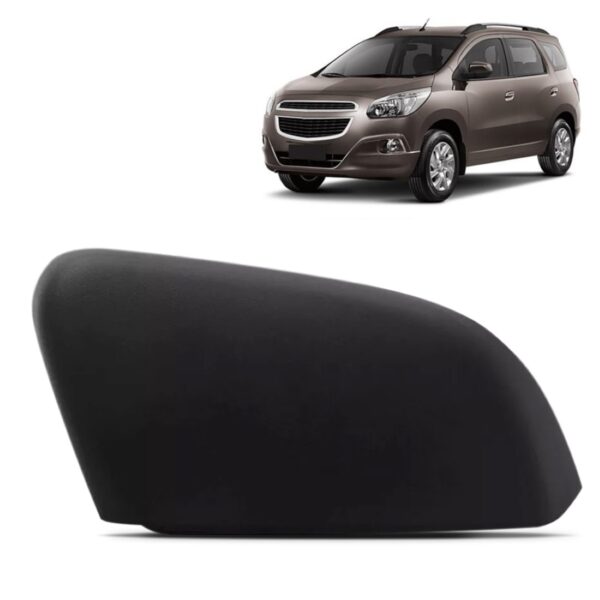 Capa Do Retrovisor Spin 2012 13 14 15 2016 Preto Le Dianteiro