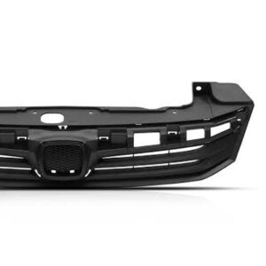 Grade Radiador Tela Preta Civic 2012 A 2015 Sem Moldura Preto