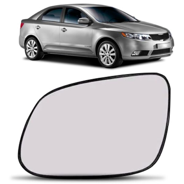 Lente Retrovisor Para Kia Cerato 2009 2010 2011 2012 Lado Esquerdo
