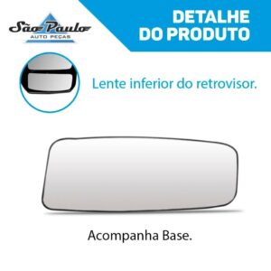 Lente Espelho Retrovisor Sprinter 2013 14 2015 Inferior. Lado Esquerdo