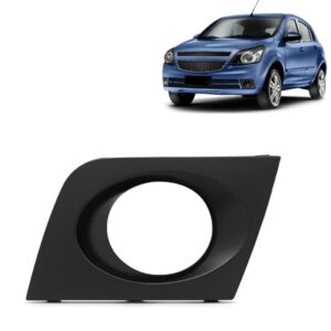 Aro Milha  Para  Agile 2009 A 2012 Preto C/ Furo Direito Preto