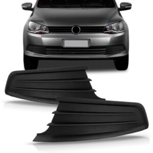 Grade Moldura Milha Auxiliar Gol 2013 A 2016 S/furo Preta Ld Direito/passageiro Direito