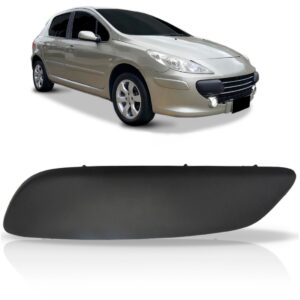 Moldura Lateral Parachoque Dainteiro Peugeot 307 2007 A 2012 Lado Esquerdo
