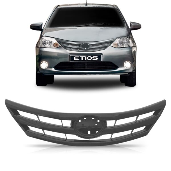Grade Radiador Etios 2013 2014 2015 A 2016 2017 1a Linha Cinza