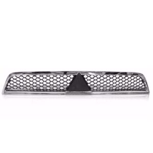 Tela Frontal Radiador Lancer 08 A 19 Colmeia Moldura Cromada