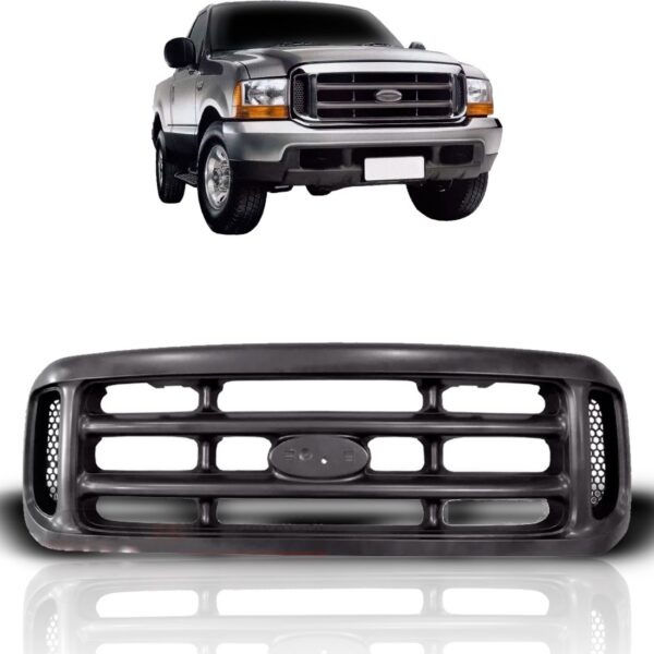 Grade Radiador Ford F250 2006 2007 A 2011 Preta 1a Linha Preto
