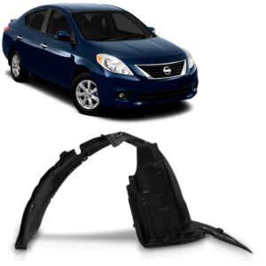 Protetor Caixa De Roda Dianteiro Versa 2011 2012 2013 2014 Lado Esquerdo