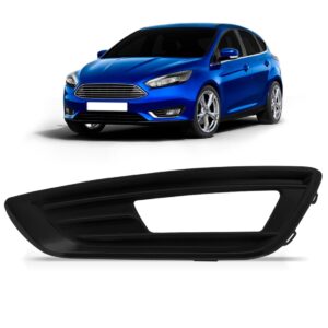 Aro Moldura Parachoque Focus 2015 A 2017 C/ Furo Preto Le Preto Esquerdo