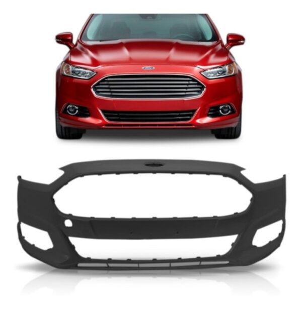 Envolvente Dianteiro Ford Fusion 2013 A 2016 Sem Furo Sensor Preto