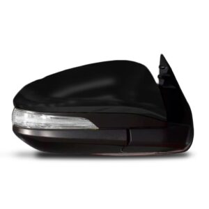 Retrovisor Hilux Srv 2016 A 2017 Elétrico Pisca Capa Preta Lado Esquerdo