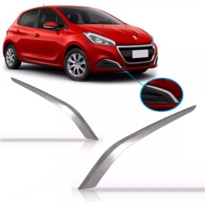 Friso Cromado Aro Do Farol Milha Peugeot 208 Ano 2017 A 2020 Lado Direito