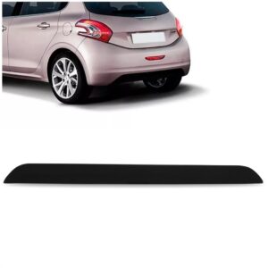 Spoiler Traseiro Peugeot 208 2017 A 2018 Com Furo 1a Linha Preto