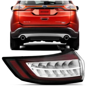 Lanterna Traseira Edge Titanium 2016 2017 Canto C/led Lado Esquerdo