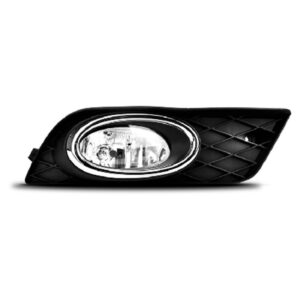 Farol Milha Auxiliar Civic 2013 2014 C/grade Aro Cromado Ld Esquerdo