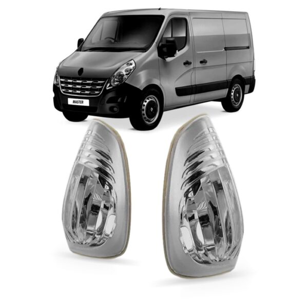 Lanterna Retrovisor Master 2013 A 2018 Cupula Cristal Le