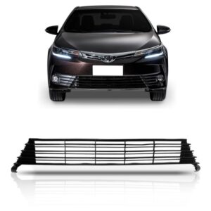 Tela Frontal Parachoque Central Corolla 2018 Preto Preto