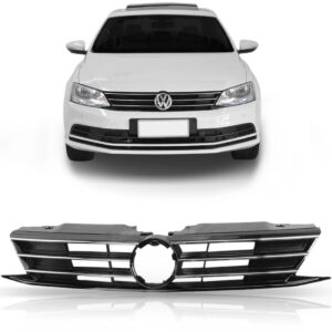 Tela Frontal Jetta 2015 2016 2017 Superior Preta Preto