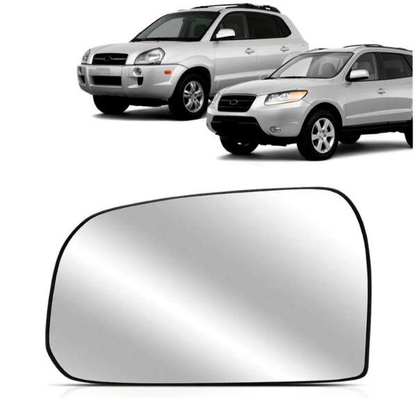 Lente Retrovisor Tucson 06/14 Santa Fé 07/09 S/ Aquecedor Le