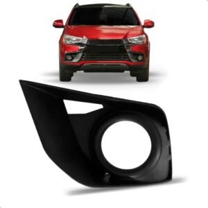 Moldura Milha Para Mitsubishi Asx 2017 2018 Com Furo Lado Esquerdo
