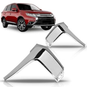 Friso Moldura Cromada Parachoque Outlander 2016 2017 2018. Lado Direito