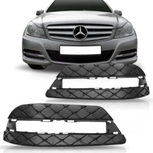 Grade Lateral Parachoque Mercedes C180 2012 Á 14- 1a Linha Lado Esquerdo