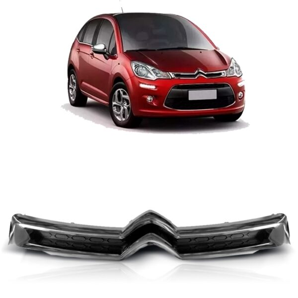 Grade Radiador Citroen C3 2013 Á 2016 Com Friso 1a Linha