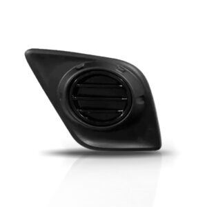 Moldura Milha Hilux 2016 A 2018 S/ Furo Ld Preto Esquerdo