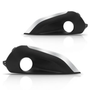 Moldura Milha Peugeot 208 2017 A 2018 C/ Furo Friso Cromado  Direito