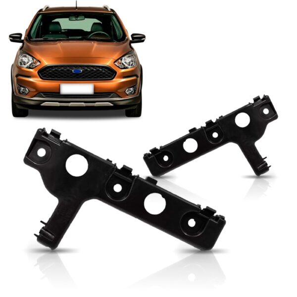 Guia Suporte Parachoque Dianteiro Ford Ka 2015 A 2018 Lado Direito