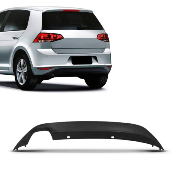 Spoiler Pchoque Traseiro Golf Gti 2014 A 2017 Preto 1a Linha Preto