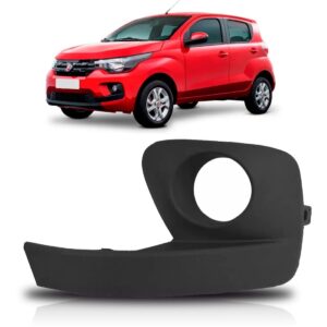 Moldura Milha Mobi 2016 2017 2018 C/ Furo  Milha Esquerdo