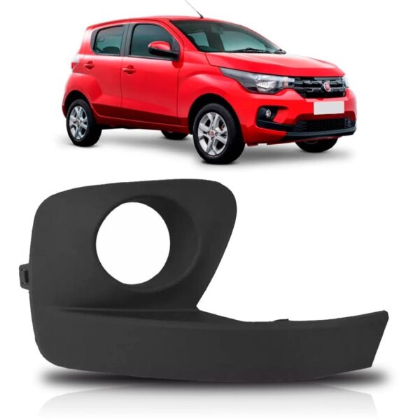 Aro Moldura Milha Mobi 2016 A 2018 C/ Furo Ld