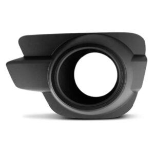 Moldura Milha Auxiliar Kwid 2017 A 2019 C/ Furo Aro Preto Le Preto Esquerdo