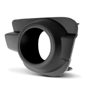 Moldura Milha Auxiliar Kwid 2017 A 2019 C/ Furo Aro Preto Le Preto Esquerdo