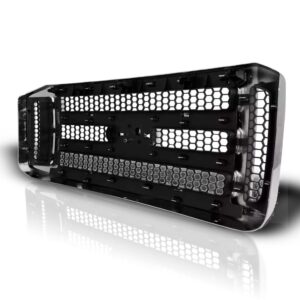 Tela Grade Radiador Ecosport 2017 A 2019 Preto S/ Friso Preto