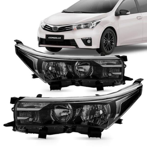 FAROL COROLLA 2014 A 2016 SEM PROJETOR LD