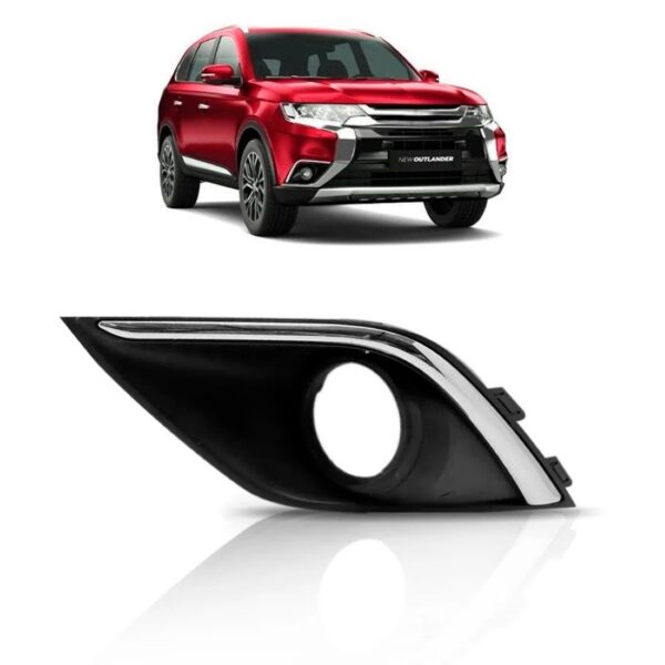 Friso Parachoque Dianteiro Outlander 2016 A 2018 Cromado Lado Esquerdo