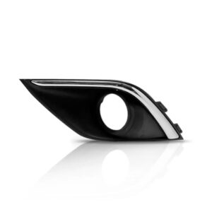 Friso Parachoque Dianteiro Outlander 2016 A 2018 Cromado Lado Esquerdo