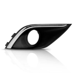 Friso Parachoque Dianteiro Outlander 2016 A 2018 Cromado Lado Esquerdo