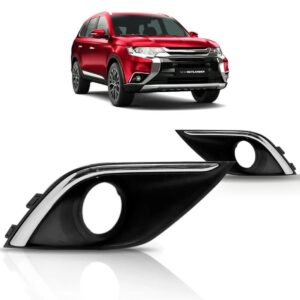 Friso Parachoque Dianteiro Outlander 2016 A 2018 Cromado Lado Direito