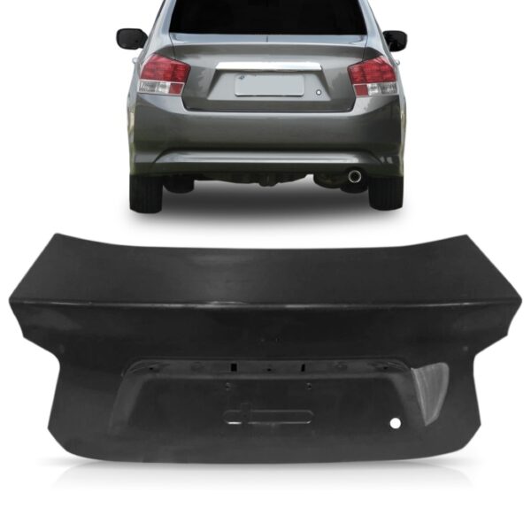 Tampa Porta Malas Honda City 2009 2010 2011 2012 C/ Garantia Preto